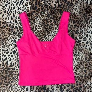 Vibrant Pink Crop Top